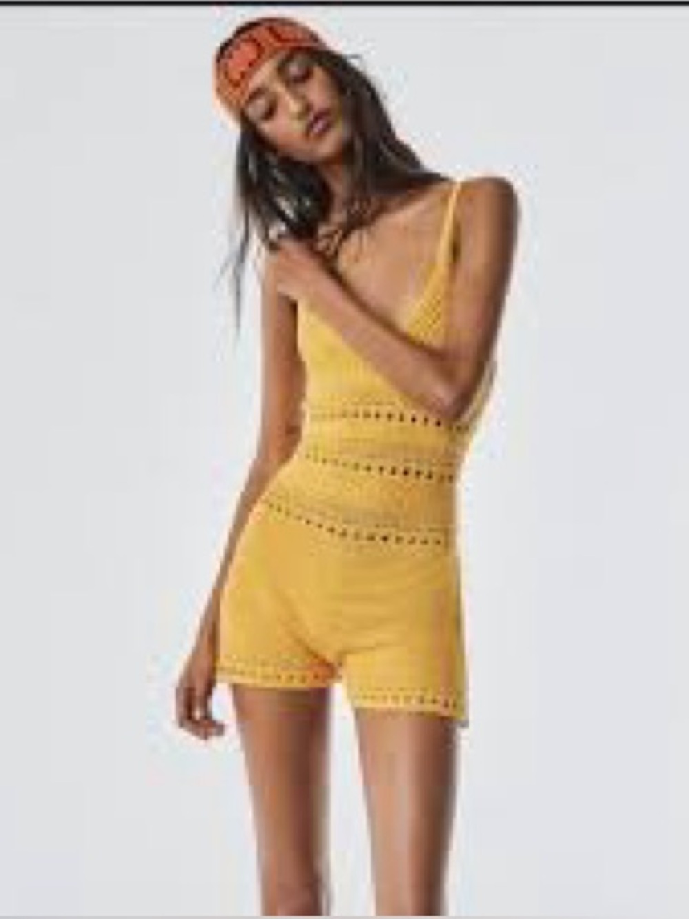 Zara crochet romper
